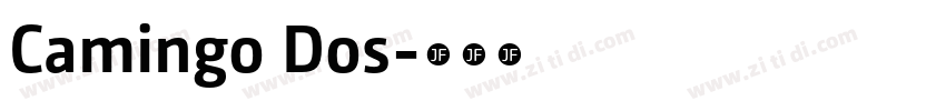 Camingo Dos字体转换